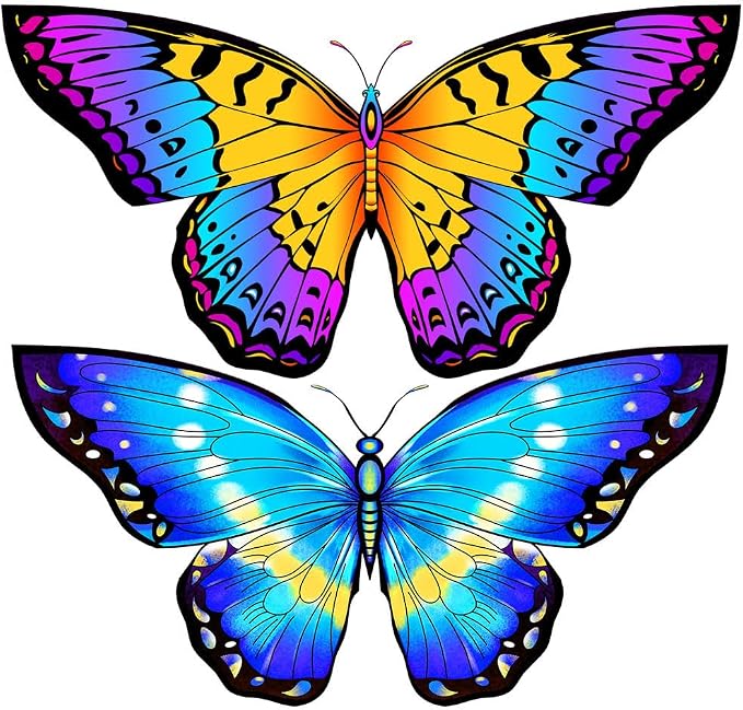 HONBO Butterfly Kites for Kids & Adults, Easy to Fly for Beginners, Each Kite with 300ft Line Handle,Beginner Kite for Kids Ages 4-8,Beach Kites for Outdoor Activities & Family Trip