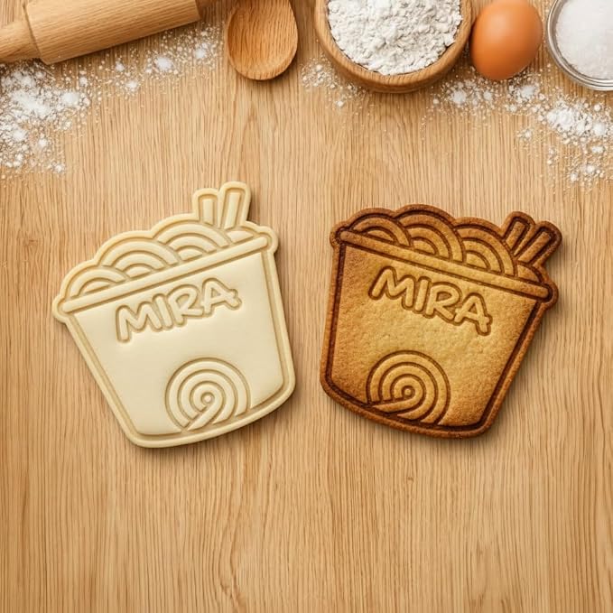 Allenjoy Cookie Cutters & Stamps, Korean Demon Biscuit Cutter Embosser Molds for Baking, Fondant, Polymer Clay - Funny Kitchen Accessories, Novelty DIY Supplies, Party Favors, Decorations, Gifts