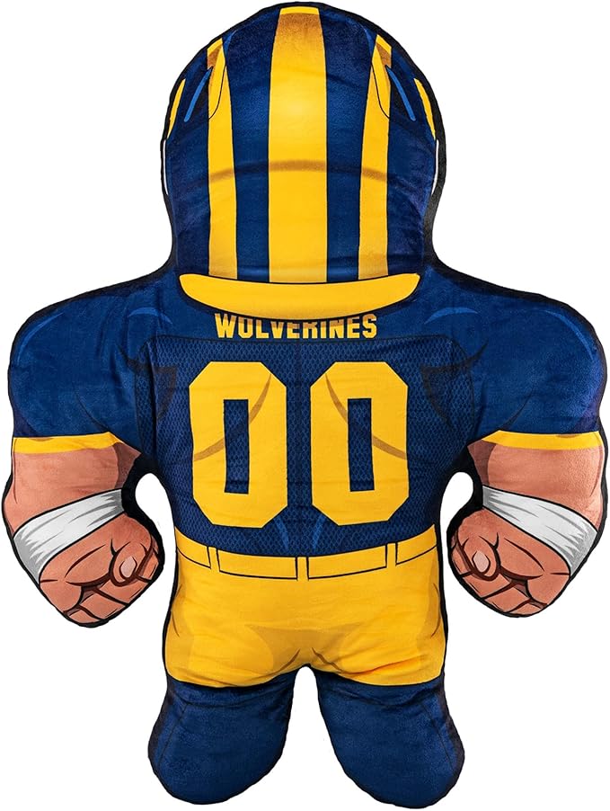 Bleacher Creatures University of Michigan Michigan Football Player 24" Mascot Bleacher Buddy - Plush Toy