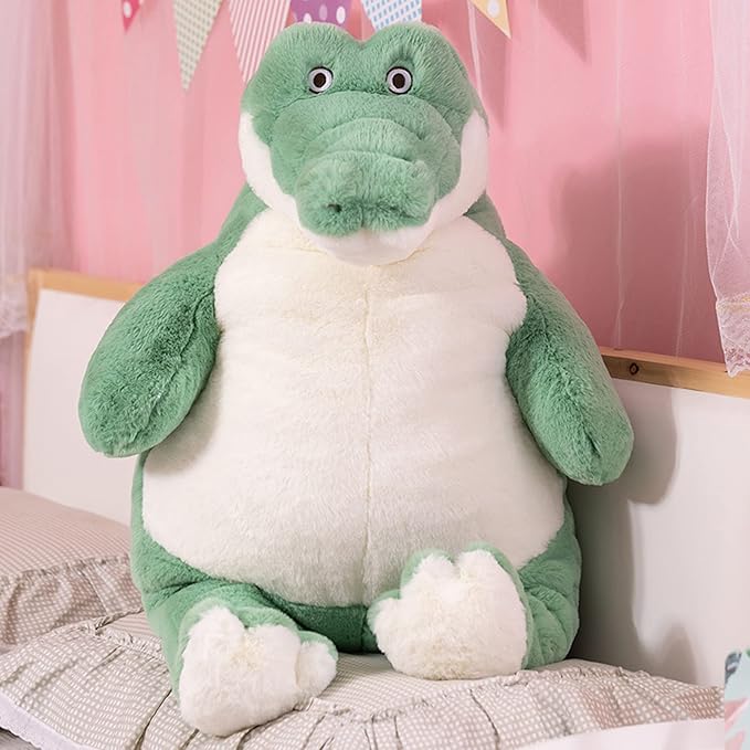 Alligator Weighted Stuffed Animals, 21.5" 5.2 lbs Weighted Crocodile Plush Toy Large Weighted Plush Animal Pillow Gifts for Boys and Girls