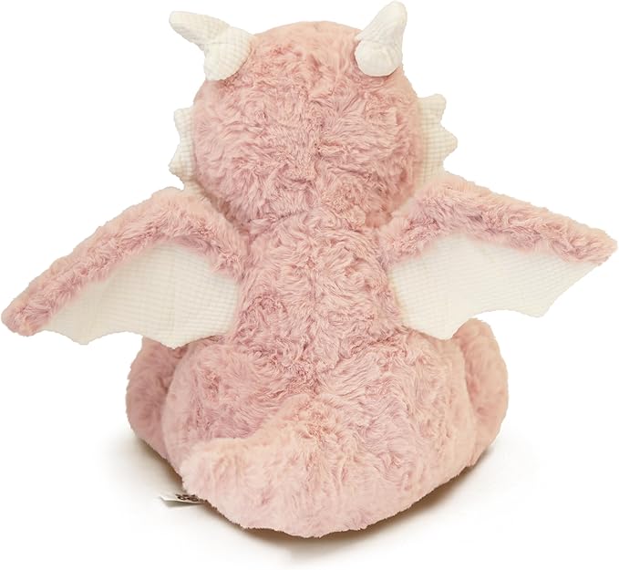 Soft Little Flying Dinosaur Stuffed Plush Pillow, Adorable Pink Dragon Plush Toy and Birthday Present for Kids, Adults and Collectors（Pink/19.7in）