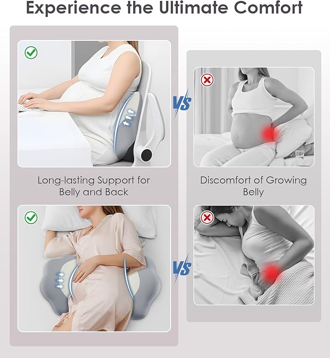 Memory Foam Pregnancy Pillows for Sleeping, Maternity Pillow Support for Back Belly HIPS, Adjustable Travel Wedge Pillow for Pregnant Women, Side Spleeping Pregnant Pillows with Cooling Pillowcase