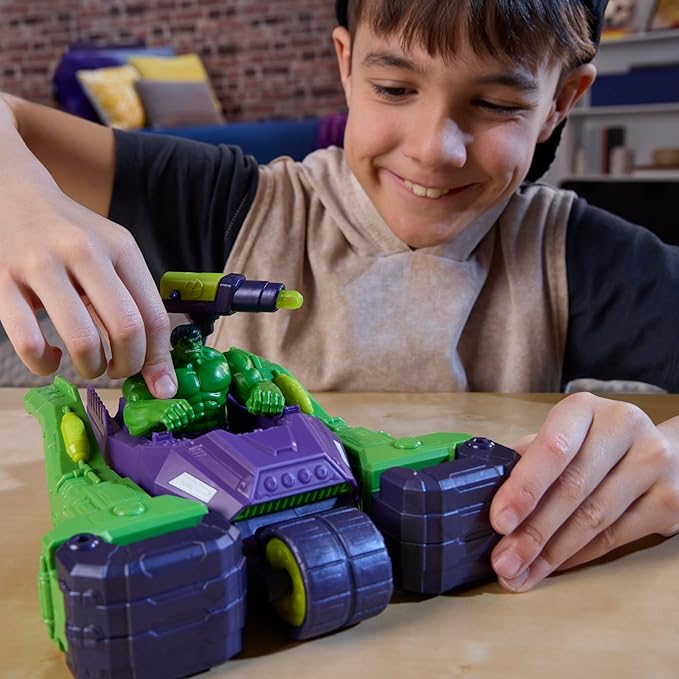 Marvel Avengers VenomVersus Epic World of Action Hulk Blast & Smash Truck Figure & Vehicle Set, 4-Inch Super Hero Toys for Kids Ages 4+