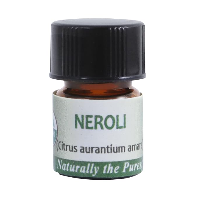 Organic Neroli Essential Oil - Citrus aurantium amara - 100% Pure Undiluted & Therapeutic Grade, Premium Quality Aromatherapy oils, Tested & Verified - 1ML : AMRITA Aromatherapy