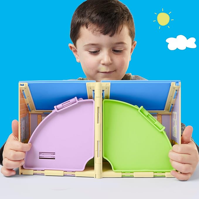 Peppa Pig Peppa's Pop-Open Playgroup Playset with Figure, Preschool Toys for Girls and Boys, Kids, Ages 3+