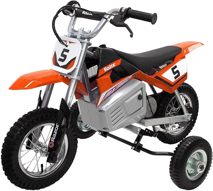 Hardline Products Adjustable Height Training Wheels for Razor MX 125, MX350, MX400, MX450, SX500, MX650 Electric Motorcycle