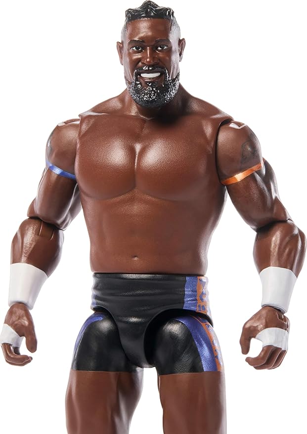 Mattel WWE Oba Femi Action Figure, Main Event Series #158, 6-inch Collectible Superstar with 14 Articulation Points & Life-Like Look