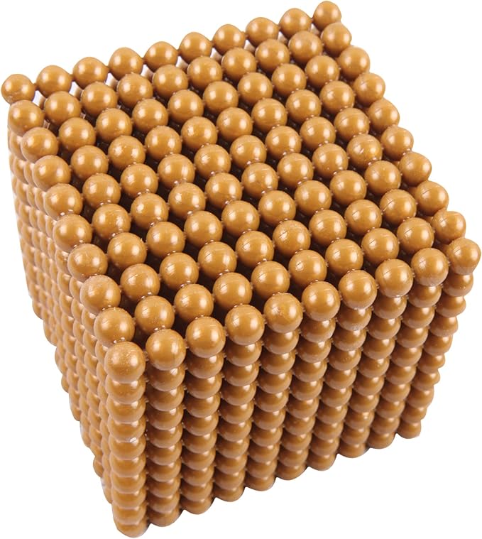 Golden Math Bead Material - Montessori Number Learning Educational Gifts for Kids