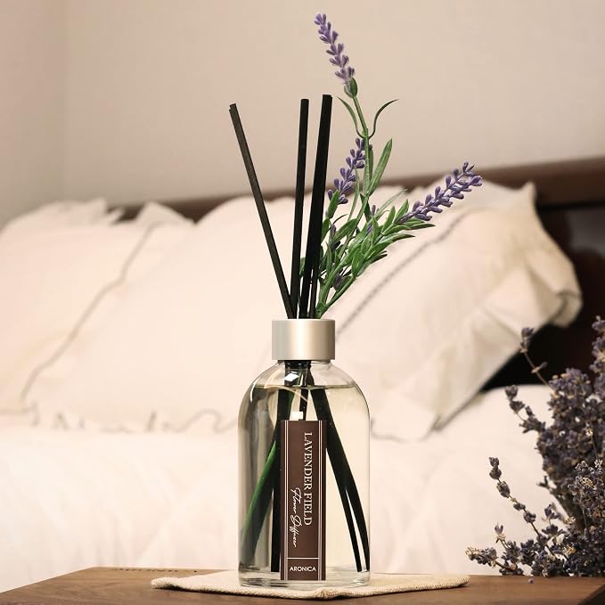 Aronica Bathroom Relaxation Accessories, Lavender Products Spa Bathroom Ideas, Guest Room Must Haves, Living Room Essentials for Cozy Home, House Items Spare Bedroom, Lavender Diffuser