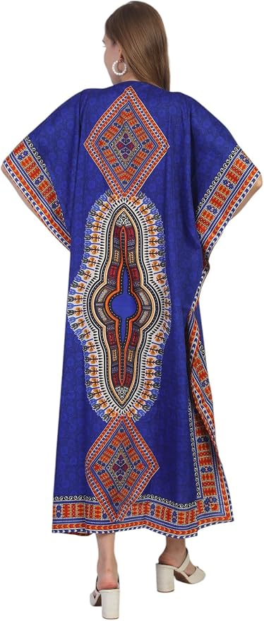 SheKaf Womens Turkish Kaftan Kimono Maxi Dress Caftan Beach Swimsuit Cover up Loungewear