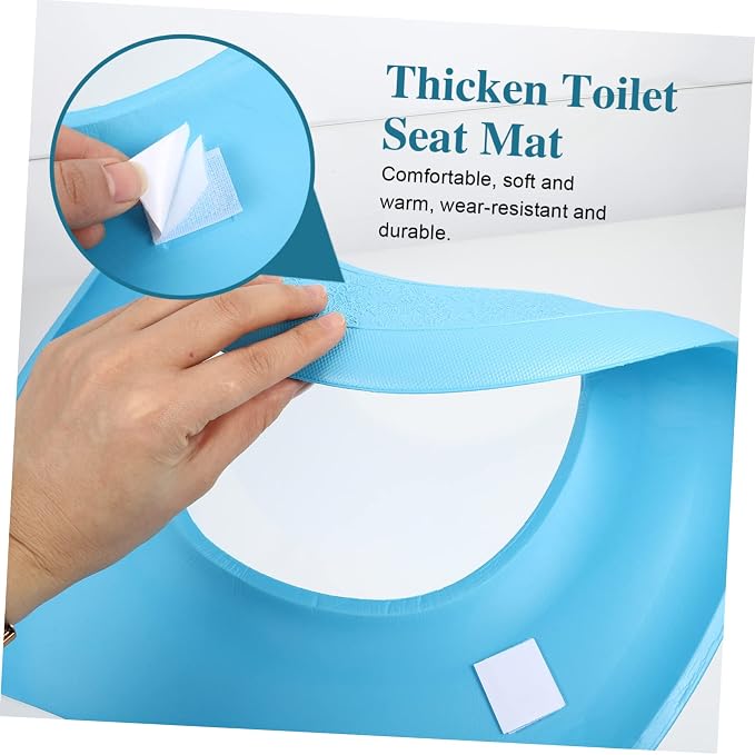Breathable Eva Toilet Seat Cover Cushion Comfortable Bathroom Mat for Family Use Soft Standard Toilets