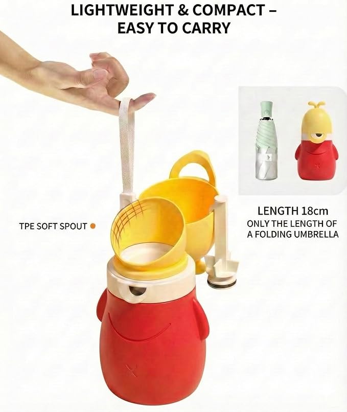 Leak-Proof Travel Urinal for Kids, Portable Baby Child Potty, Emergency Urinal for Toddlers,Light and Easy to Carry,Suitable for Car,Traveling,Camping and Kids Urinal Potty Training