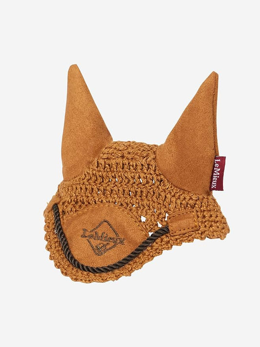 LeMieux Toy Pony Ear Bonnet for Toy Pony - Handmade Crochet - Super Soft - 3 Years + - Gift for Kids - Ginger