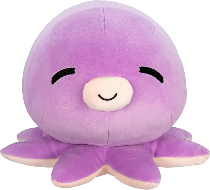 MochiOshis 12-Inch Character Plush Toy Ibuki Inkyoshi Purple Octopus | Cute Plushies and Soft Stuffed Animals, Room Decor Essentials | Perfect Present for Babies and Children | Kawaii Gifts