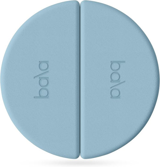 Bala Balance Blocks 2 Pack, Yoga Blocks for Working Out, (Sea) - Semi-Circular Yoga Accessories for Stretching & Exercise - Yoga Equipment for Home Workout - Yoga Block Essentials for Women & Men