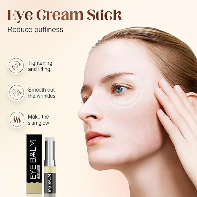 For Eye Bags, 2025 New Lightweight Retinol Eye Balm Serum for Daily Use, Gentle Under Eyes Treatment for Mature Skin, Eyes Moisturizer for All Skin (0.04 Ounce (Pack of 1), 3PCS)