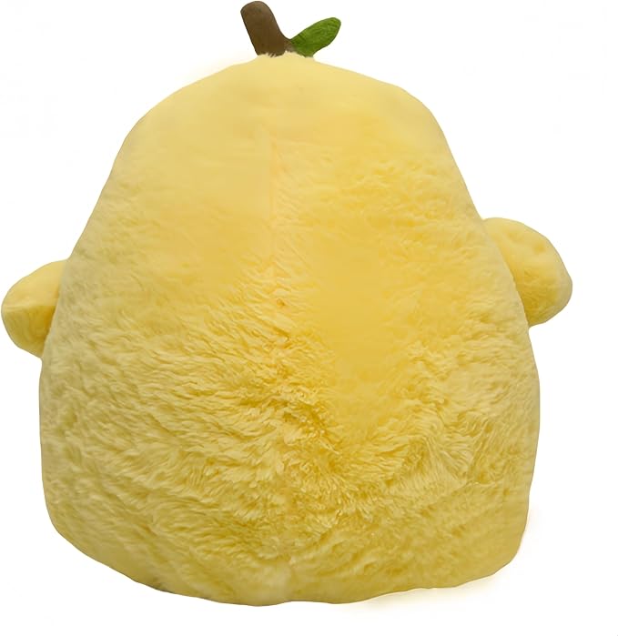 Cute Fruit Pear Duck Stuffed Animal Plush Toy Pillow - Girls and Boys Birthday Gift - 11.8" (Yellow 11.8)
