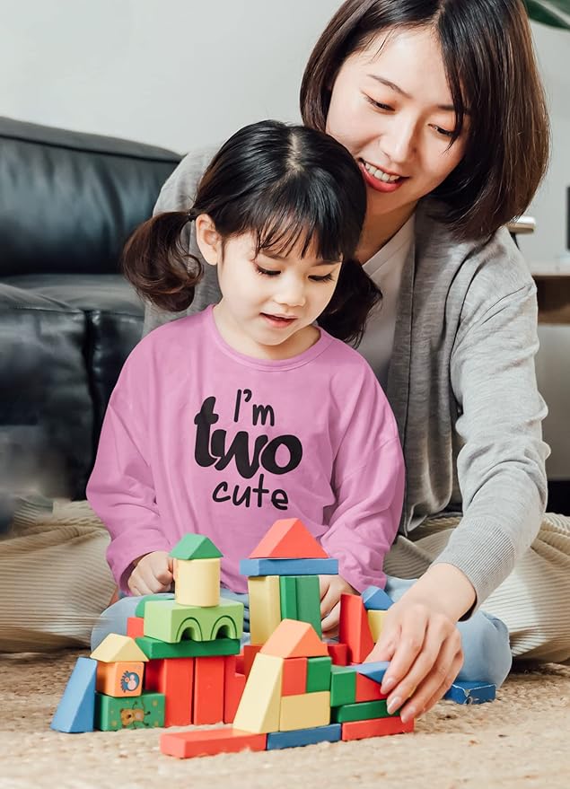2nd Birthday Outfits for Toddler Girls im Two Cute Shirt Girl 2 Years Old Second Birthday