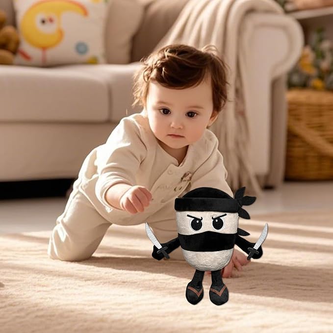 Italian Brainrot Plush Toy 10 Inches Capuccino Assassino Plush Soft Stuffed Meme Dolls for Collectors, Aesthetic Décor & Funny Gift Ideas