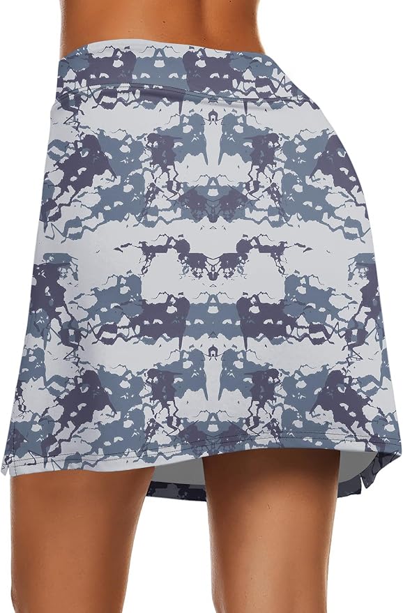 Ekouaer Women's Active Performance Skort Lightweight Skirt for Golf Tennis | Built-in Shorts, A Line, High Waisted, Tummy Control, Pickleball, Running, Workout, Sports, Skorts for Woman