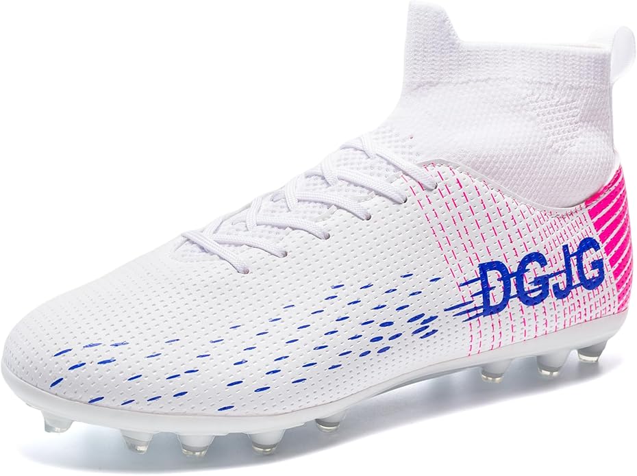 Boys Girls Soccer Cleats High-top Training Soccer Shoes
