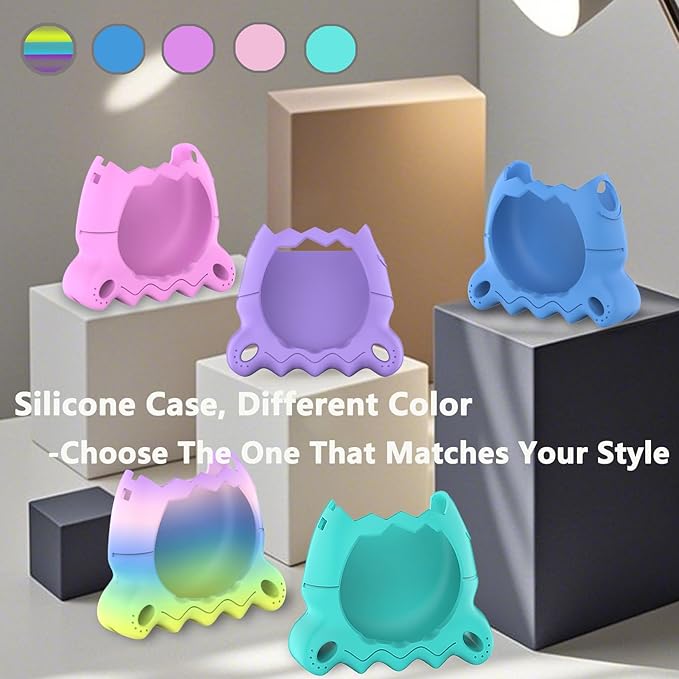 Silicone Case for Tamagotchi Paradise with Button Cap, Protective Cover with Screen Protector and Lanyard for Tamagotchi Paradise Pet Accessories (Jade Forest)