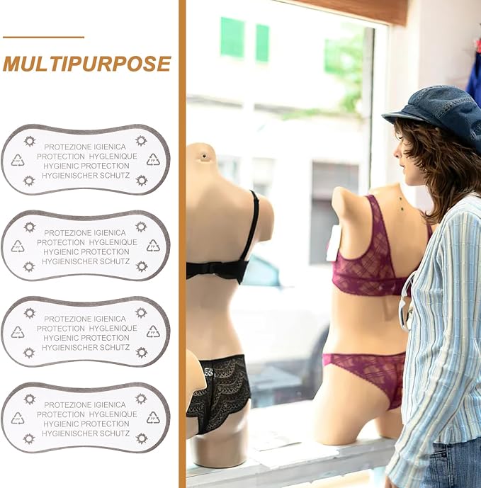 SOLUSTRE Swimwear Protective Decal 100pcs Adhesive Underwear Stickers Female Private Stickers Lingerie Underwear Set