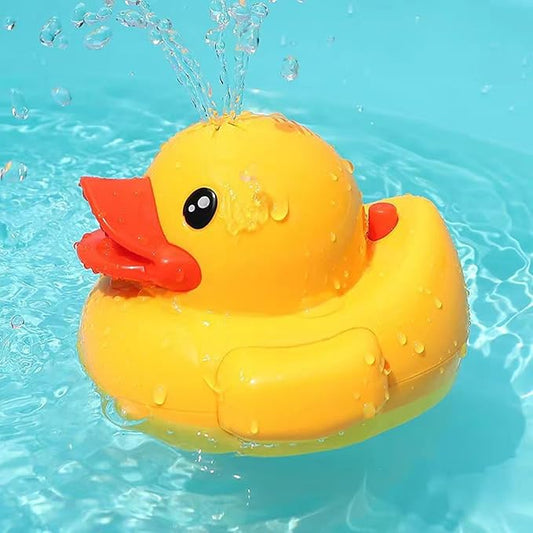 Baby Bath Toys, Duck Sprinkler Fountain for Toddlers Infant Bathtub & Pool Water Play Toy, Fun Gift for Boys Girls