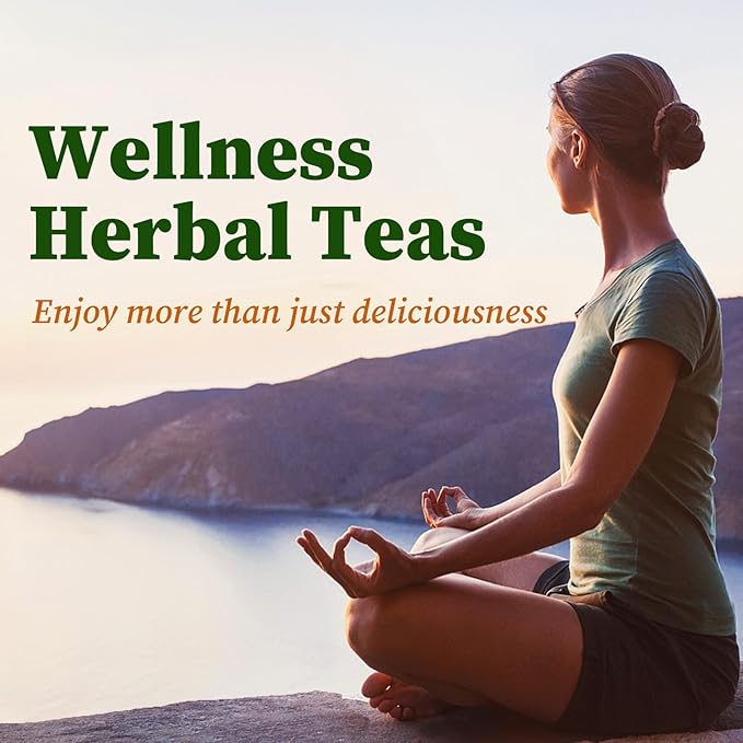 FullChea - Spearmint Tea Bags, 40 Teabags, 1.5g/bag - Premium Spearmint Leaves - Non-GMO - Caffeine-free - High in Antioxidant & Support Digestion (Pack of 2)