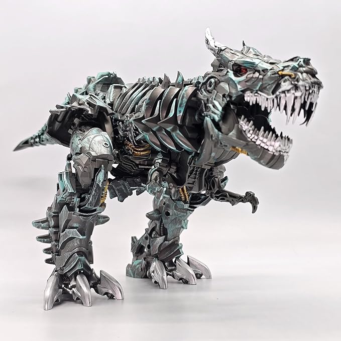 Deformation Robot Toys,Deformation Action Figure Toy 9.06 Inches Model Dinosaur Leader with Accessories for Kids Boys Gift