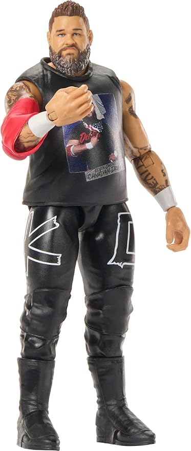 Mattel WWE Kevin Owens Action Figure, Main Event Series #163, 6-inch Collectible Superstar with 14 Articulation Points & Life-Like Look