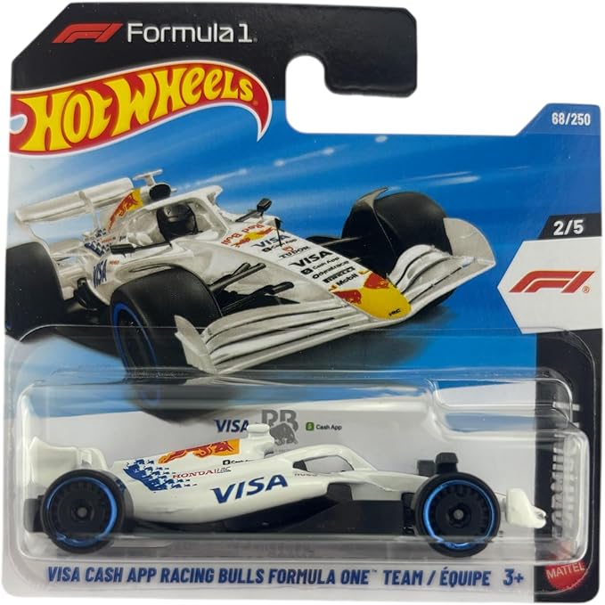 Hot Wheels Racing Bulls Formula 1 Team - Formula 1 2/5 - JJJ35 - Short Card - F1 Racing Car - Mattel 2026 (68/250) - 1:64