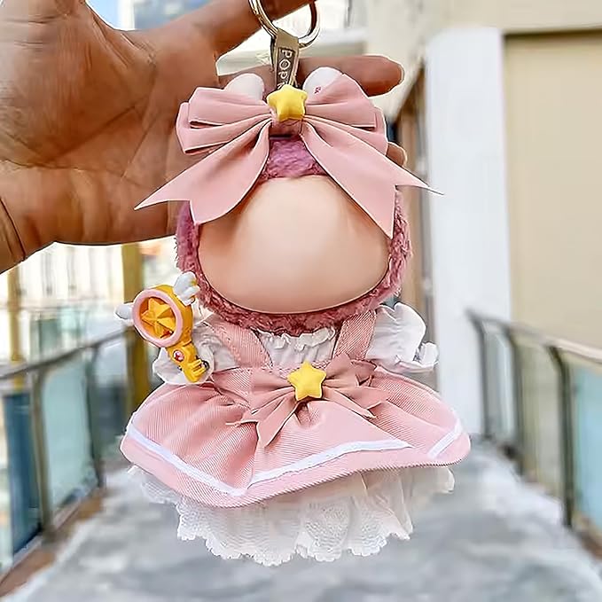 Clothes Fit for 17CM Doll, Fashion Doll Clothes Outfit Set Cute Theme Designer Toys Dress Accessories for Collector Fans Display (Charm Girl)