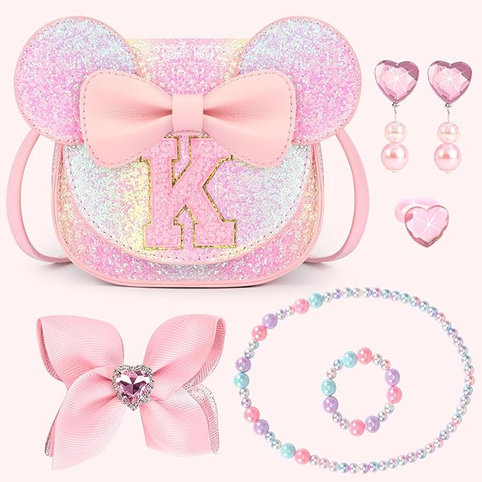 mibasies Toddler Purse Gifts for Girls: 3 Year Old Girl Gifts, Mouse Toys Purse Set
