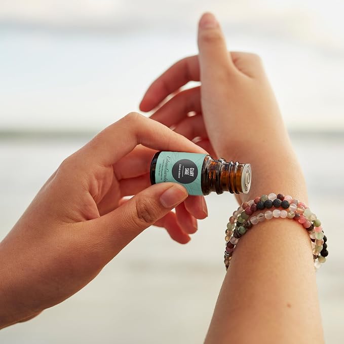 Edens Garden Capri Wrap Essential Oil Diffuser Bracelet & Necklace – Handmade Lava Rock with Genuine Crystal & Gemstone Beads for Yoga & Relaxation – Aromatherapy Jewelry, Versatile Wrap Design