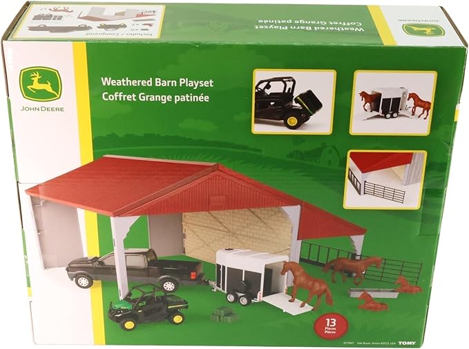 John Deere 1/32 Weathered Barn Playset Toy - LP84318