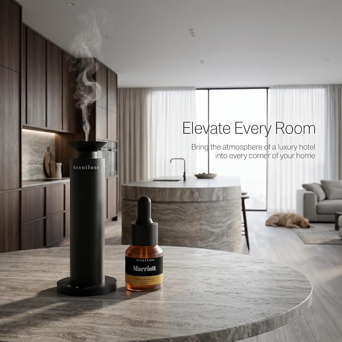 Essential Oils & Hotel Diffuser Oil Inspired Marriott Hotel - Bitter Orange, Jasmine & Lily of the Valley Blend for Home Fragrance Aromatherapy Oil Premium 15mL Glass Bottle