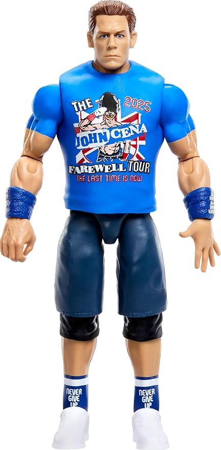 Mattel WWE John Cena Action Figure, Main Event Series #162, 6-inch Collectible Superstar with 14 Articulation Points & Life-Like Look