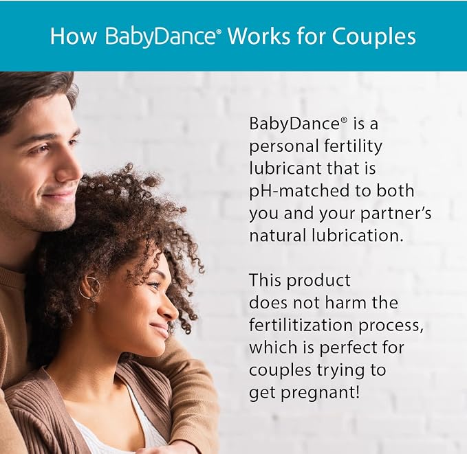 Fairhaven Health BabyDance Fertility Lubricant | for Women and Men Trying to get Pregnant | Water Based Personal Lube | Made Without Parabens | 40 Grams