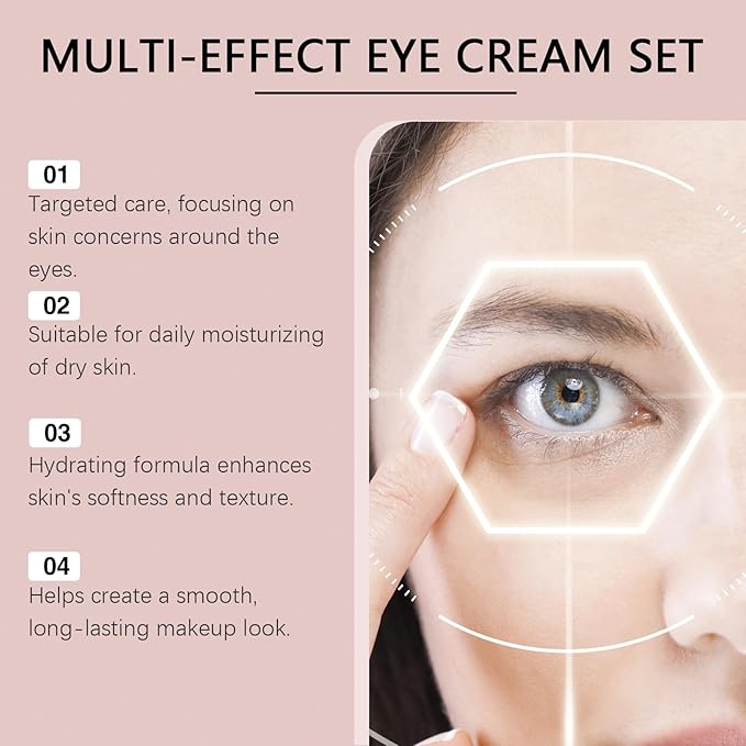 Eye Care Duo Set, Calcium Multi Balm Stick & Hydrogel Under Eye Patches 60ea (30 Pairs),Hydrating, Firming Skin, for Eye Treatment Skin Care Set (Balm Stick + Eye Patches)