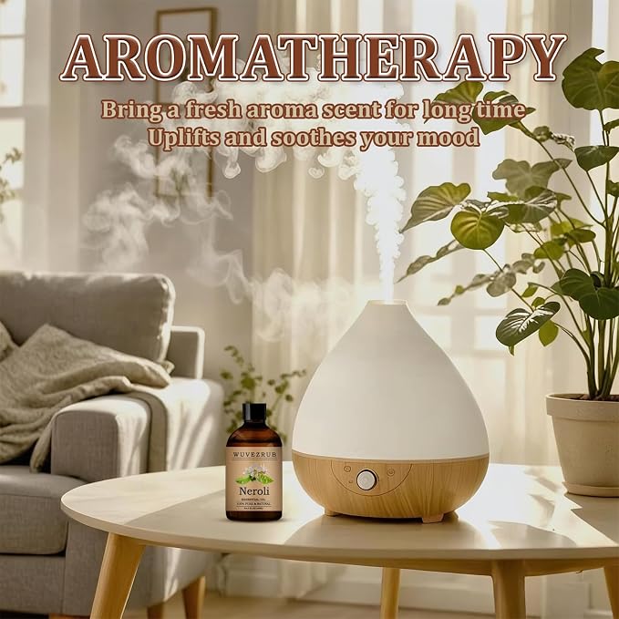 Neroli Essential Oil– Huge 5 Fl Oz, 100% Pure and Natural Essential Oils for Diffuser, Aromatherapy, Soap and Candle Making, Premium Grade Neroli Oil-150ML