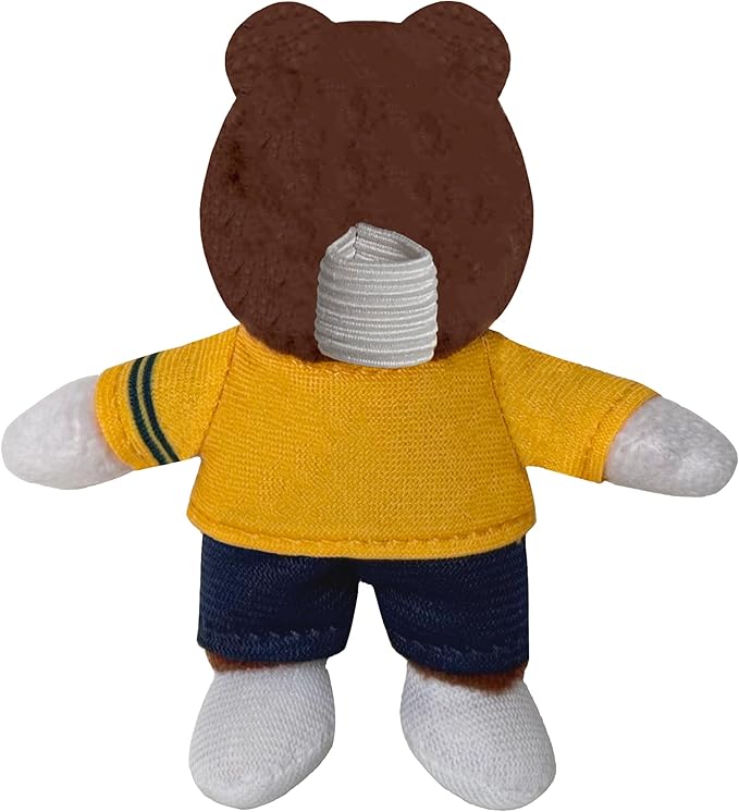 Bobbi-Dobbiez Attachable Plushie University of California (Berkeley) Oski Mascot – Attaches to Backpacks, Bags, Shoes, Water Bottles, and More