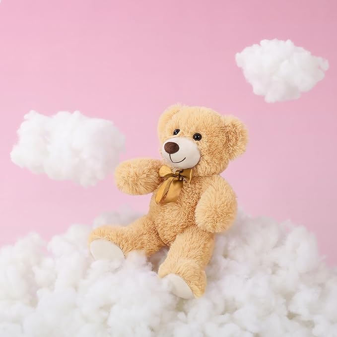MaoGoLan Bulk Teddy Bear Baby Shower, 20 Packs Small Teddy Bear Stuffed Animals in Bulk,13.5" Small Stuffed Bears Plush for Wedding,Birthday,Christmas, Party Decorations