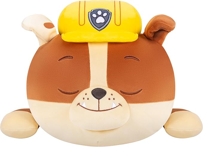 Squishmallows Original Paw Patrol 18in Rubble Sleepamallows – Ultrasoft Official Jazwares Plush (Large)