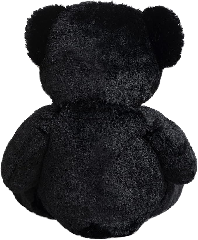 Big Teddy Bear Stuffed Animal Giant Teddy Bear Plush with Red Ribbon Bow Valentine's Day Plush Toy Gift for Girlfriend Bride 36 inch Black