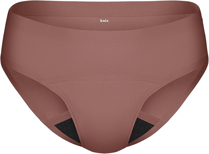 KNIX Super Leakproof No-Show Bikini Period Underwear – Heavy Flow, Reusable Absorbent Menstrual & Incontinence Panties