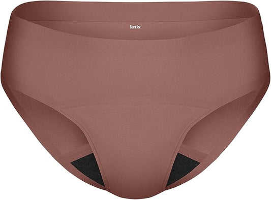 KNIX Super Leakproof No-Show Bikini Period Underwear – Heavy Flow, Reusable Absorbent Menstrual & Incontinence Panties