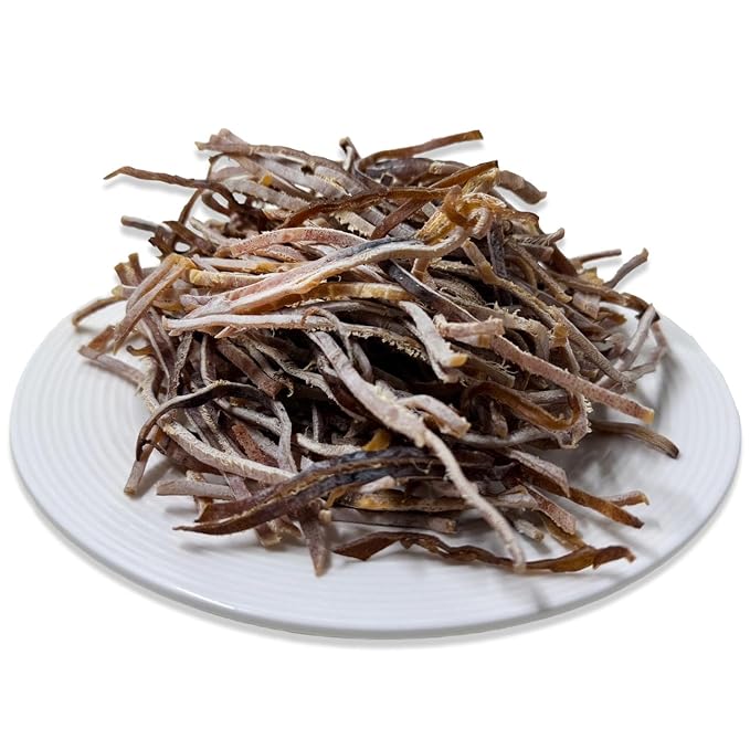 Gangwon Roasted Dried Squid Snack, Korean Squid Jerky, 9g Protein, 5.29oz | 100% roasted dried squid · 6 servings per container · Resealable bag · High-protein Korean seafood snack for adults & kids