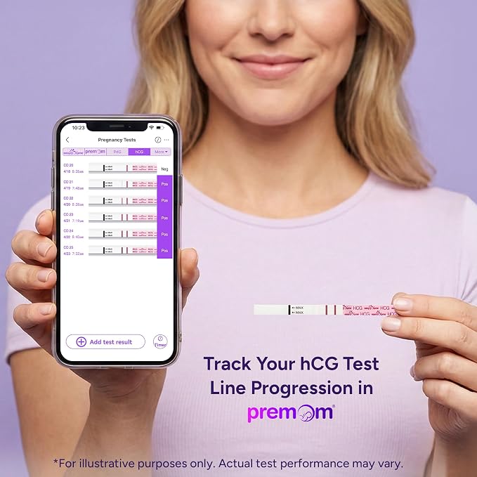 Easy@Home Ovulation & Pregnancy Test Strips Kit: 25 Ovulation Strips and 10 Pregnancy Tests – Accurate Fertility Tracker OPK | 25LH + 10HCG