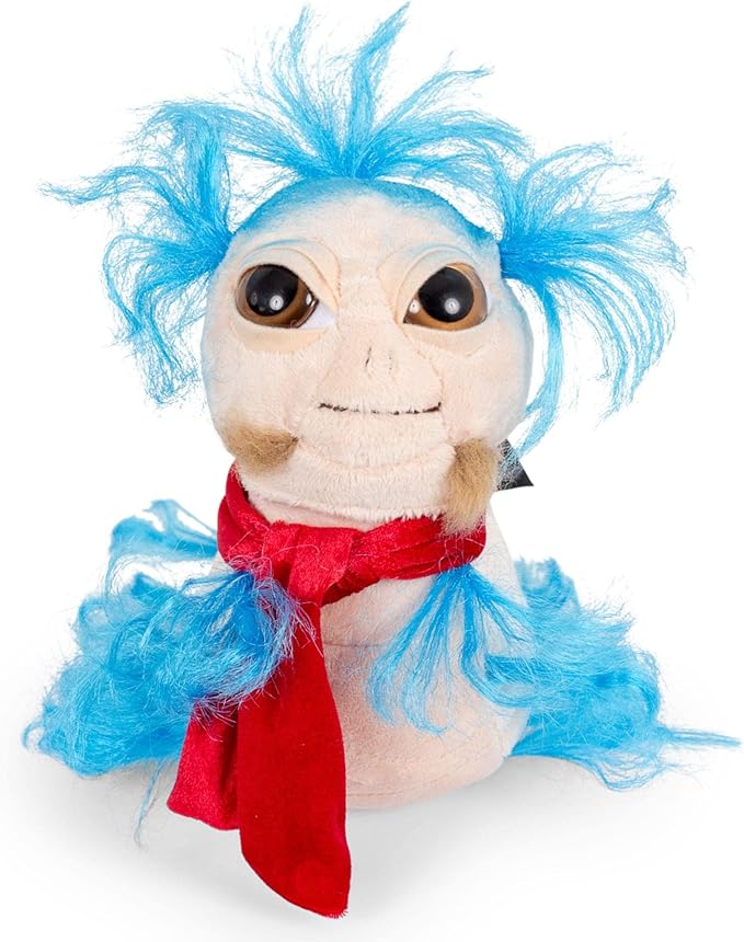 Toy Vault The Worm from Labyrinth Plush (14-Inch), Cute Plushie Stuffed Animal, Licensed Jim Henson Productions